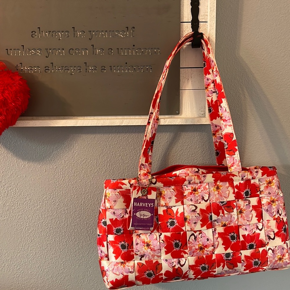 Harvey’s Seatbelt bag Artist Series with cute Bugs on lining